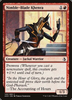 Nimble-Blade Khenra Amonkhet MTG NM