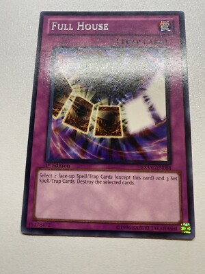 Yu-Gi-Oh! FULL HOUSE Rare 1st Edition EXVC-EN088 MP