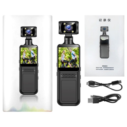 4K HD Mini Camera Rotatable WIFI Vlog Sport Pocket Cam Bicycle Travel Outdoor AU - Picture 13 of 30