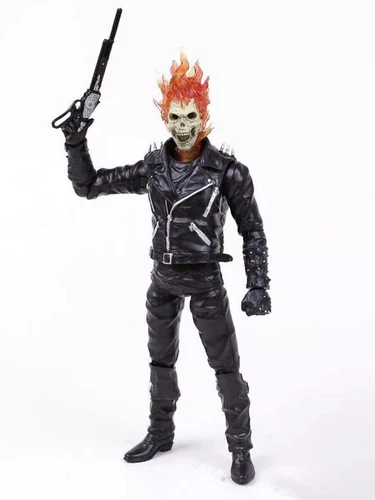 Marvel Ghost Rider Johnny Blaze PVC Actionfigur Sammlermodell Neu in Box - Bild 5 von 6