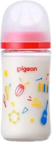 Biberon Piccione 240 ml/8,1 oz e capezzolo 3 mesi in su vetro resistente al calore - Foto 20 di 24
