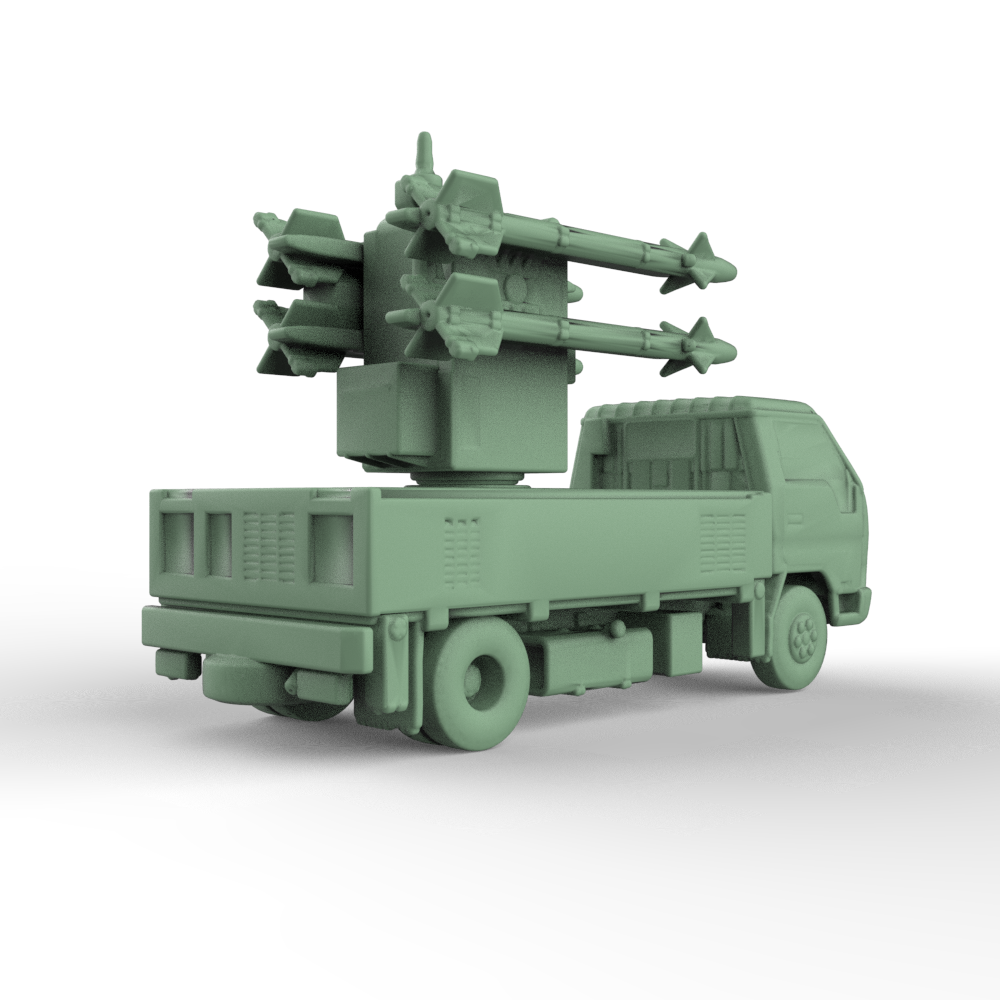 SS200396 1/200 Military Model Kit China Antelope Self-Propelled