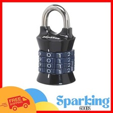 Keyless Resettable Combination Padlock - Durable Indoor Security Lock 1 Pack