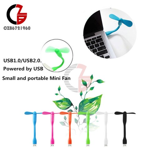 Mini USB Ventilateur de Refroidissement Portable Refroidisseur Flexible pour Ordinateur Portable Ordinateur de Bureau - Photo 6/6