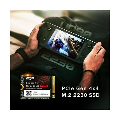 内蔵型SSD SP UD90 1TB M.2 2230 NVMe SSD Silicon Power 1TB UD90 2230 NVMe 4.0 Gen4 PCIe M.2 SSD R/W