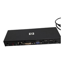 HP USB 2.0 Docking Station Audio VGA DVI Network USB Adapter FQ834UT ABA NEW