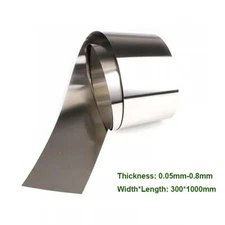 301 Stainless Steel Thin Plate Band Foil Sheet 0.05~0.8mm Thick Metal Strip Roll