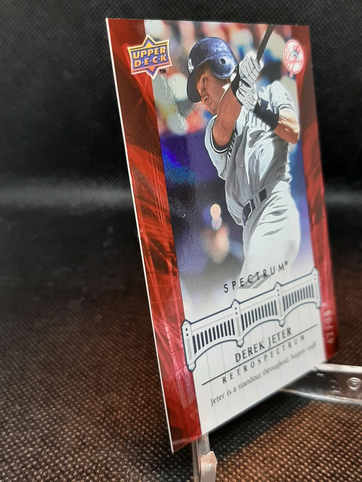 Derek Jeter | 2008 Upper Deck Spectrum Retrospectrum #DJ28 Card Yankees /99 - Image 3 of 4