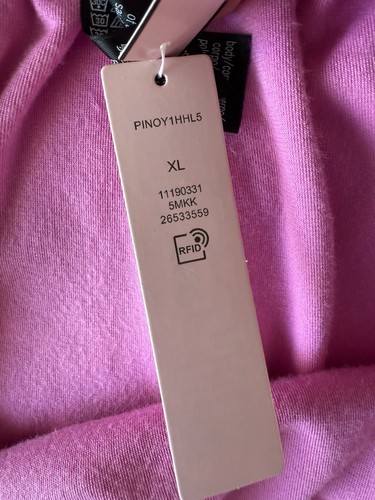 NWT Sz XL,Pink Velour Victoria’s Secret Jogger Pants,Hot Pink,Sultry,Y2K,Beachy - Picture 4 of 12