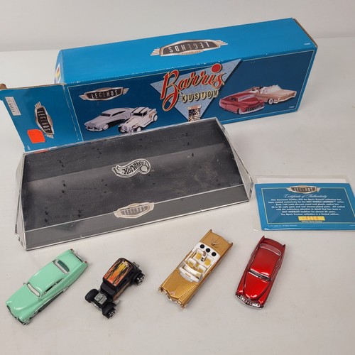 Hot Wheels 1/64 Legends Barris Kustom 4 Car Set With Case