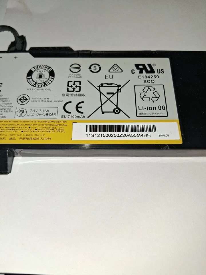 Batería Original L13N4P01 L13M4P02 Para Lenovo Erazer Y50 Y70 Y50-70 Y70-70 Series Foto 2 de 4