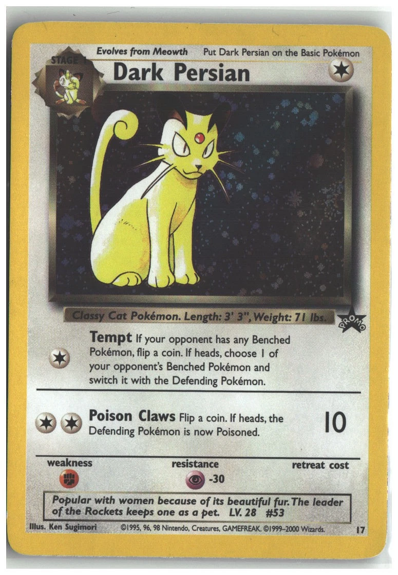 Dark Persian - Wizards Black Star Promos #17 Price & Value