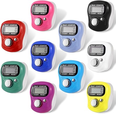Electronic Finger Counter, 5-Digit Number Count Clicker Mini LCD 10pcs 