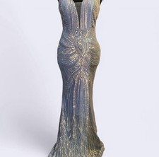 Blue Mermaid Style Dress