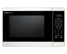 Sharp SMC1461HW 1.4 cu. ft. Countertop Microwave Oven with 1,100 Watts