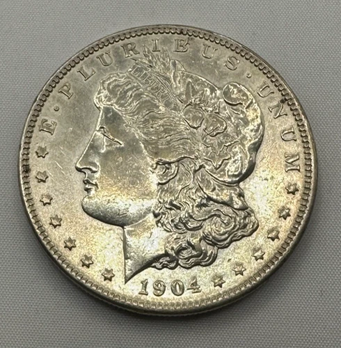 Morgan Dollar - 1904, Nice EF