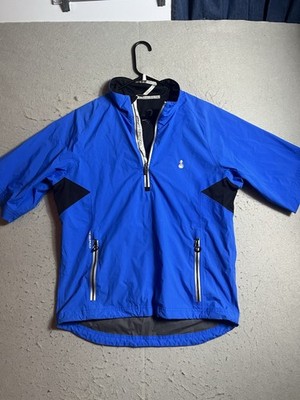 Streamsong Zero Restriction 1/4 Zip Pullover Men's S Blue Performance Golf