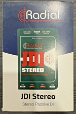 Radial JDI Stereo Jensen Equipped 2 Channel Passive Instrument Direct Box