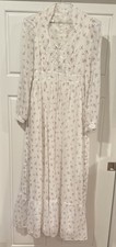 Gunne Sax by Jessica Vintage 1970s Victorian Maxi Dress Floral Lace