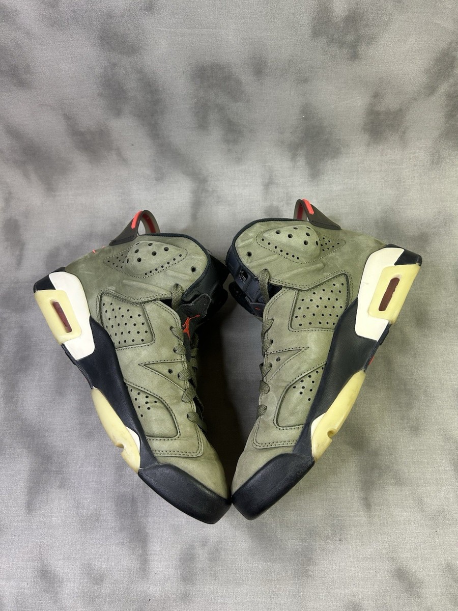 Size 8 - Jordan 6 Retro x Travis Scott Mid Olive 193150605345| eBay