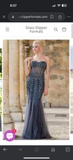 Jovani 5908 Sheer Corset Mermaid Homecoming/Prom Dress