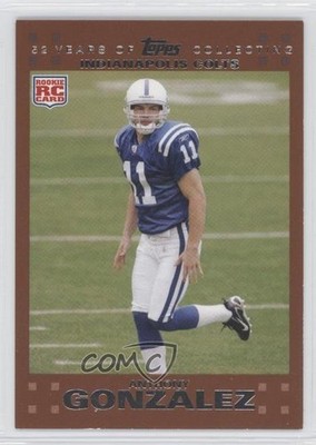 2007 Topps Copper 1552/2007 Anthony Gonzalez #326 Rookie RC 0c2