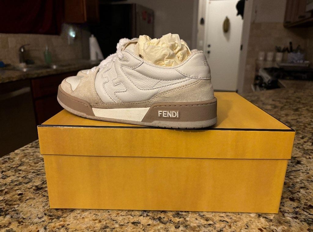 Fendi Match Low Top Sneakers AUTHENTIC Women's Size 9 / EU 39 thumbnail 9