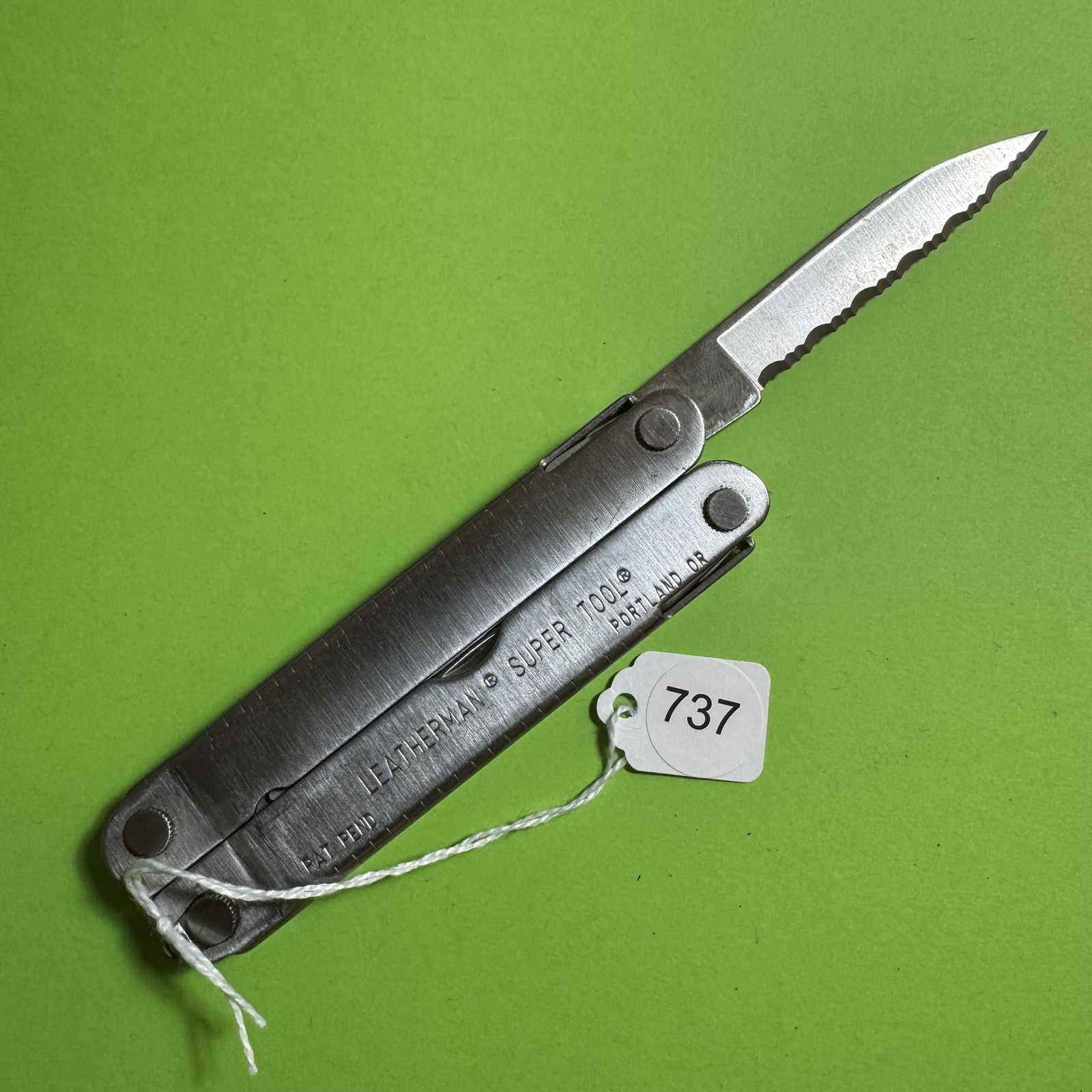 Leatherman Super Tool Plier Multi Tool Pocket Knife Stainless EDC #737