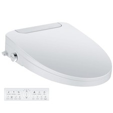 Electric Bidet Toilet Seat, Elongated, Warm Water, Air Dryer Elongated Electric