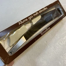 Vintage 1978 Terraillon Electronic Gas Lighter Made in Italy NOS READ