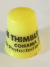 The Thimble Couture Cohama Fabrics Thimble Vintage Souvenir Collectible