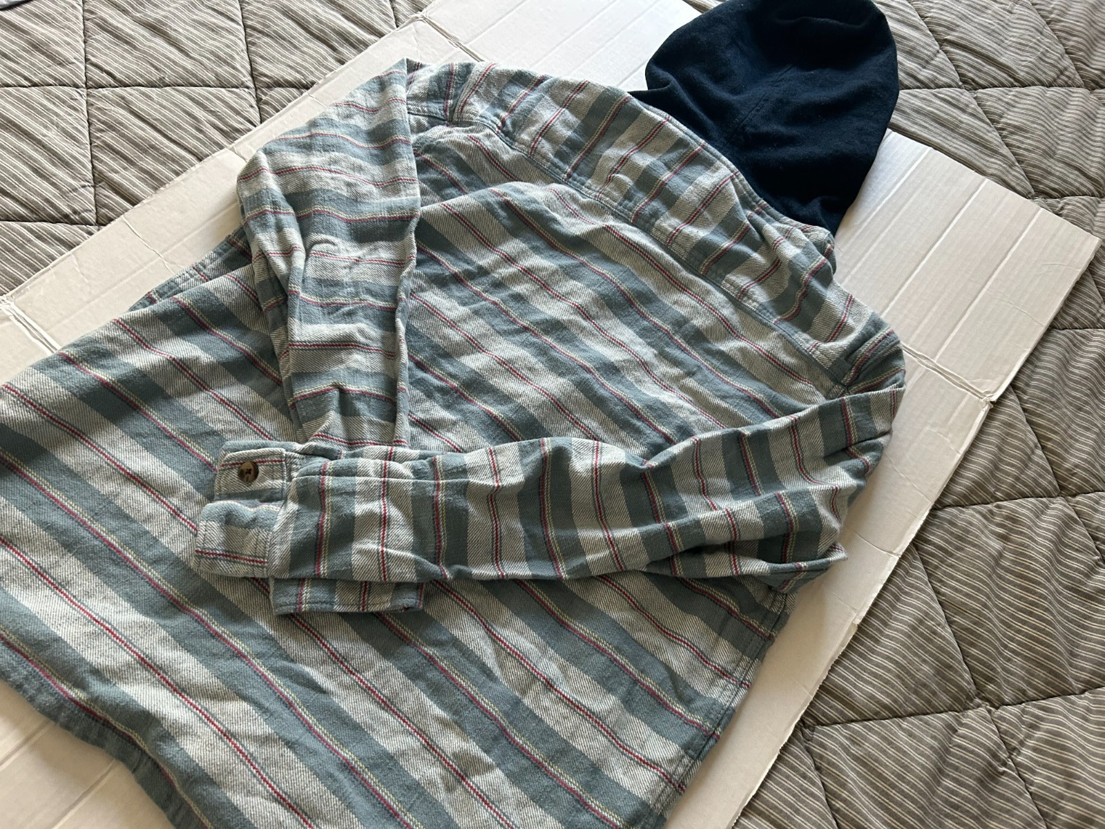 BILLABONG SIZE XL BUTTON DOWN MULTICOLOR STRIPED … - image 7