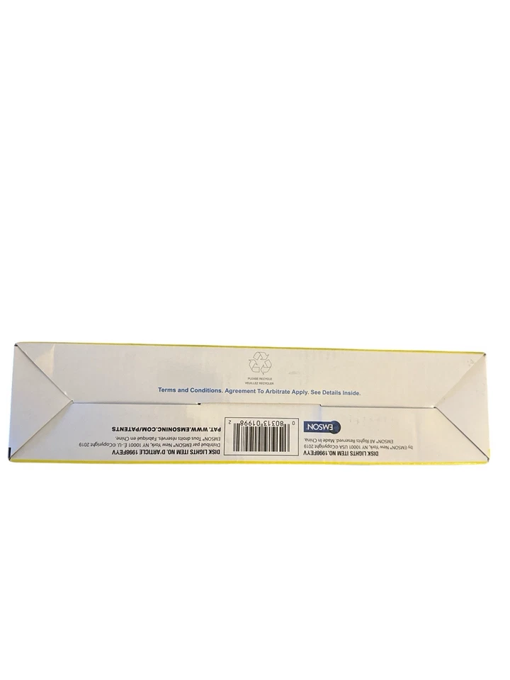 New Bell Howell Solar Disk Lights Powered 4 LED Brushed Steel As Seen on TV - Image 4 of 4