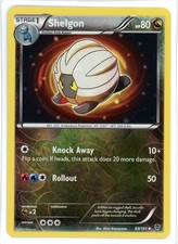 Shelgon Reverse Holo 63/101 Plasma Blast Pokemon Card