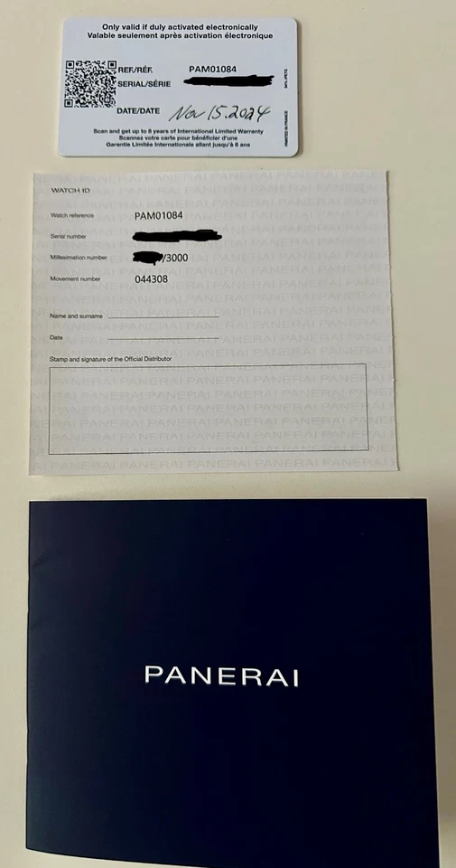 Reloj Panerai Luminor Negro - Caja PAM 1084 y Papeles traídos de AD - 6 Correas Foto 3 de 4