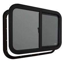 30"W x 20"H RV Window Horizontal Slide w/Trim Ring Camper Trailer DOT Certified