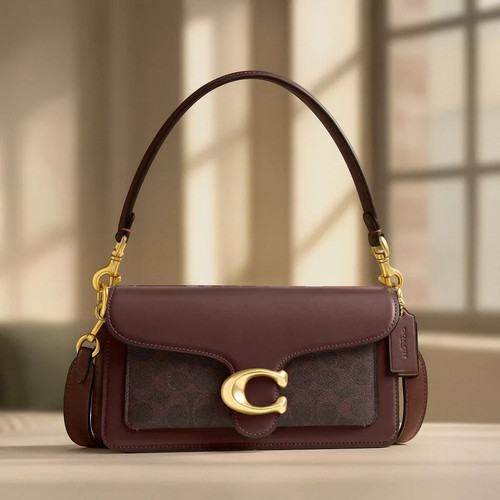 COACH C1032 Tabby 26 Shoulder Bag Signature Maple Outlet New