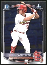 2025 Bowman Chrome Prospects #BCP22 JJ Wetherholt - BB