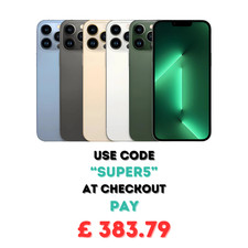 Apple iPhone 13 Pro Max 128GB - All Colours - Unlocked Smartphone - A+