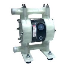 Dayton Double Diaphragm Pump, Polypropylene, Air Operated, PTFE, 15 GPM 6PY39