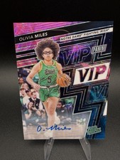 2025 Panini VIP Olivia Miles Rated Prospect Nebula Auto /5 5/5 JERSEY #