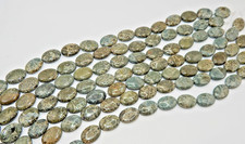 Bloodstone 24mm x 17mm Smooth oval beads 16 in strand 