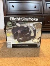 CH Products Flight Sim Yoke USB Ergonomic Wired Controller for PC Preowned