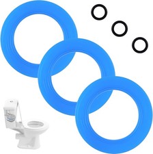 3 Pack Flush Valve Seal for American Standard  Eljer Toilets,Upgraded Silicone