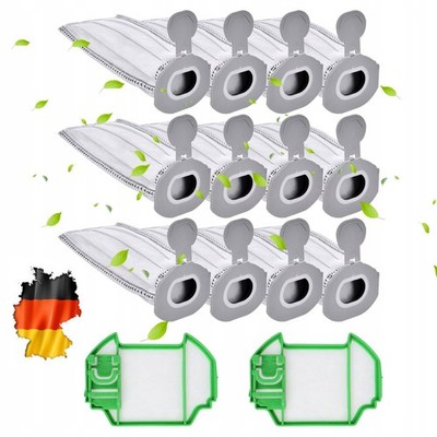 12x Staubbeutel mit 2x Filter Für Vorwerk Kobold FP7 / VK7 Akku Staubsauger DE