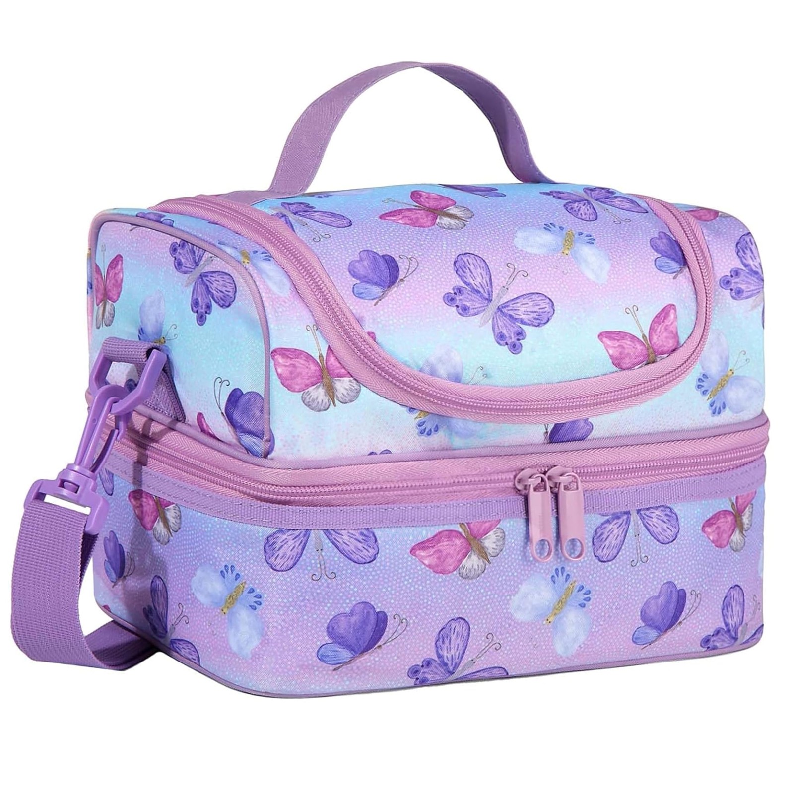 Bag For Girls, 6.5l Insulated Reusable Dual Decker Compartme