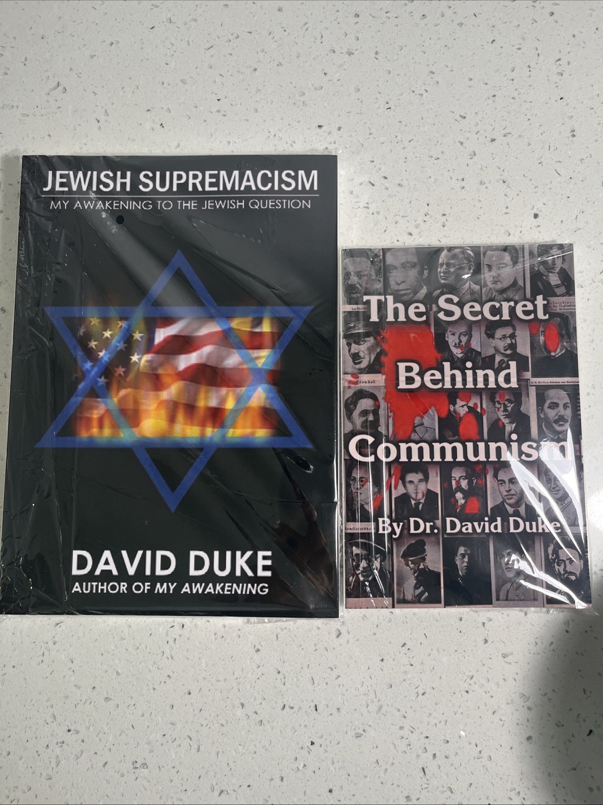 (2 Books)Jewish Supremacism, + The Secret Behind Communism, David Duke, Reprint