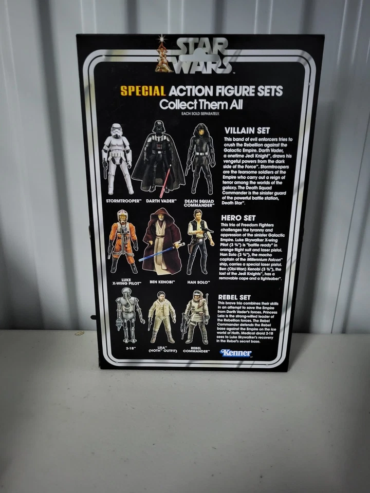 Conjunto Vilão Boneco de Ação Especial Star Wars Coleção Vintage MOC NOVO Vader - Imagem 2 de 2