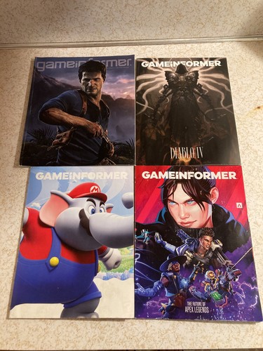 Game Informer Magazine Lot / Mixed Gamer Magazines 262, 355, 360. 363