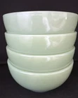 Set Of 4 Vintage Fire King Jadeite Cereal Bowls EUC